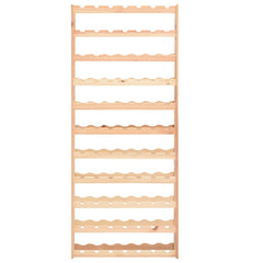 vidaXL Wine Rack for 77 Bottles Pinewood 3