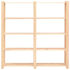 5-Tier Storage Racks 170x38x170 cm Solid Pinewood 500 kg 1