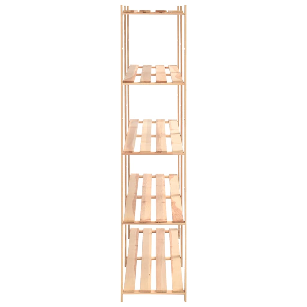 5-Tier Storage Racks 170x38x170 cm Solid Pinewood 500 kg 1