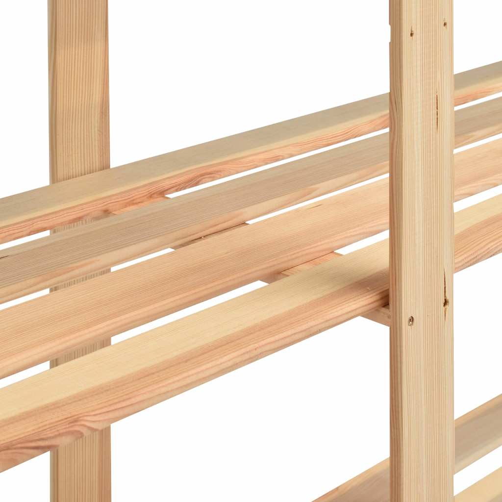 5-Tier Storage Racks 170x38x170 cm Solid Pinewood 500 kg 1