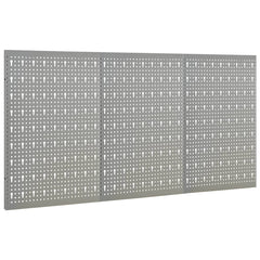 vidaXL Wall-mounted Peg Boards 3 pcs 40x58 cm Steel 2