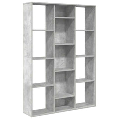 Room Divider/Book Cabinet 100x24x140 cm Concrete grey