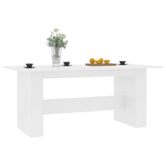 vidaXL Dining Table White 180x90x76 cm Engineered Wood 3
