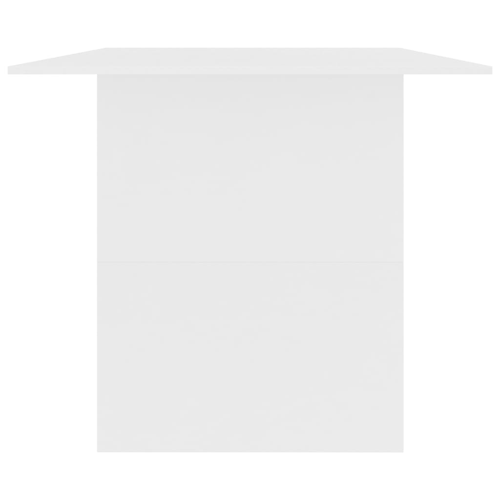 vidaXL Dining Table White 180x90x76 cm Engineered Wood 5