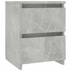 800521 vidaXL Bedside Cabinet Concrete Grey 30x30x40 cm Engineered Wood 2
