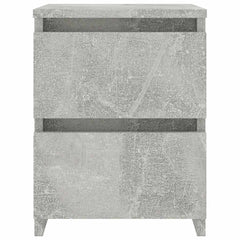 800521 vidaXL Bedside Cabinet Concrete Grey 30x30x40 cm Engineered Wood 3