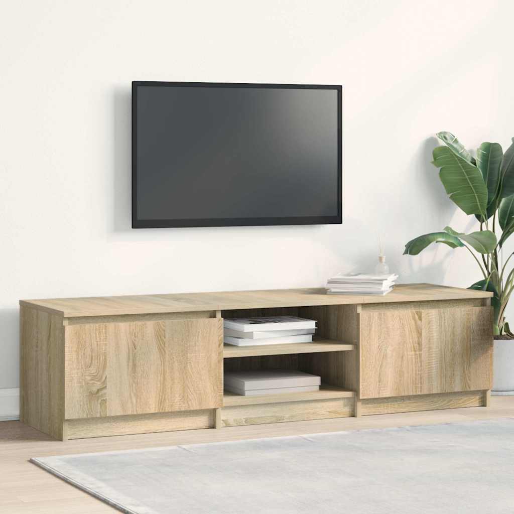 vidaXL TV Cabinet | Sonoma Oak | Engineered Wood | Medium | Storage | TV Cabinet 1