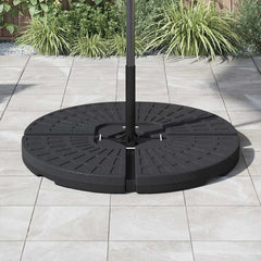 vidaXL Umbrella Base | Black | HDPE Plastic | Large | Heavy Weight Endurance 3