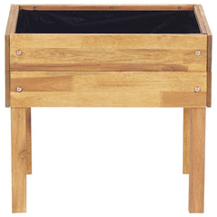 vidaXL Garden Planter | Natural wood colour | Solid Acacia wood with PVC foil 3