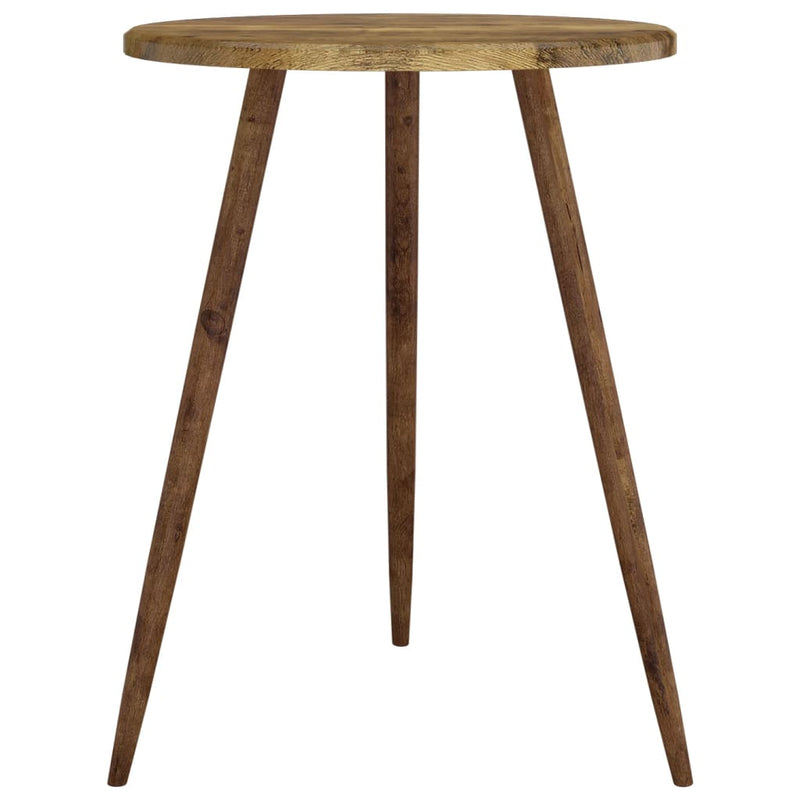 Bistro Table Dark Brown ??60x76 cm MDF and Iron