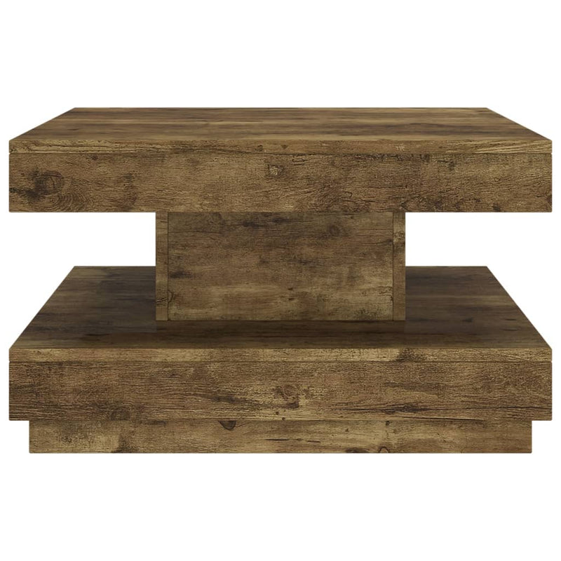 Coffee Table Dark Brown 60x60x35 cm MDF