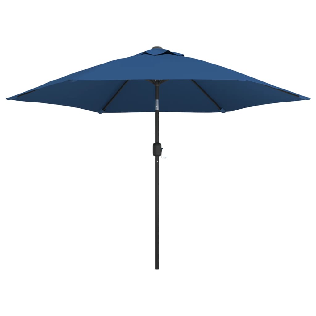 vidaXL Garden Parasol with Metal Pole 300 cm Azure 2