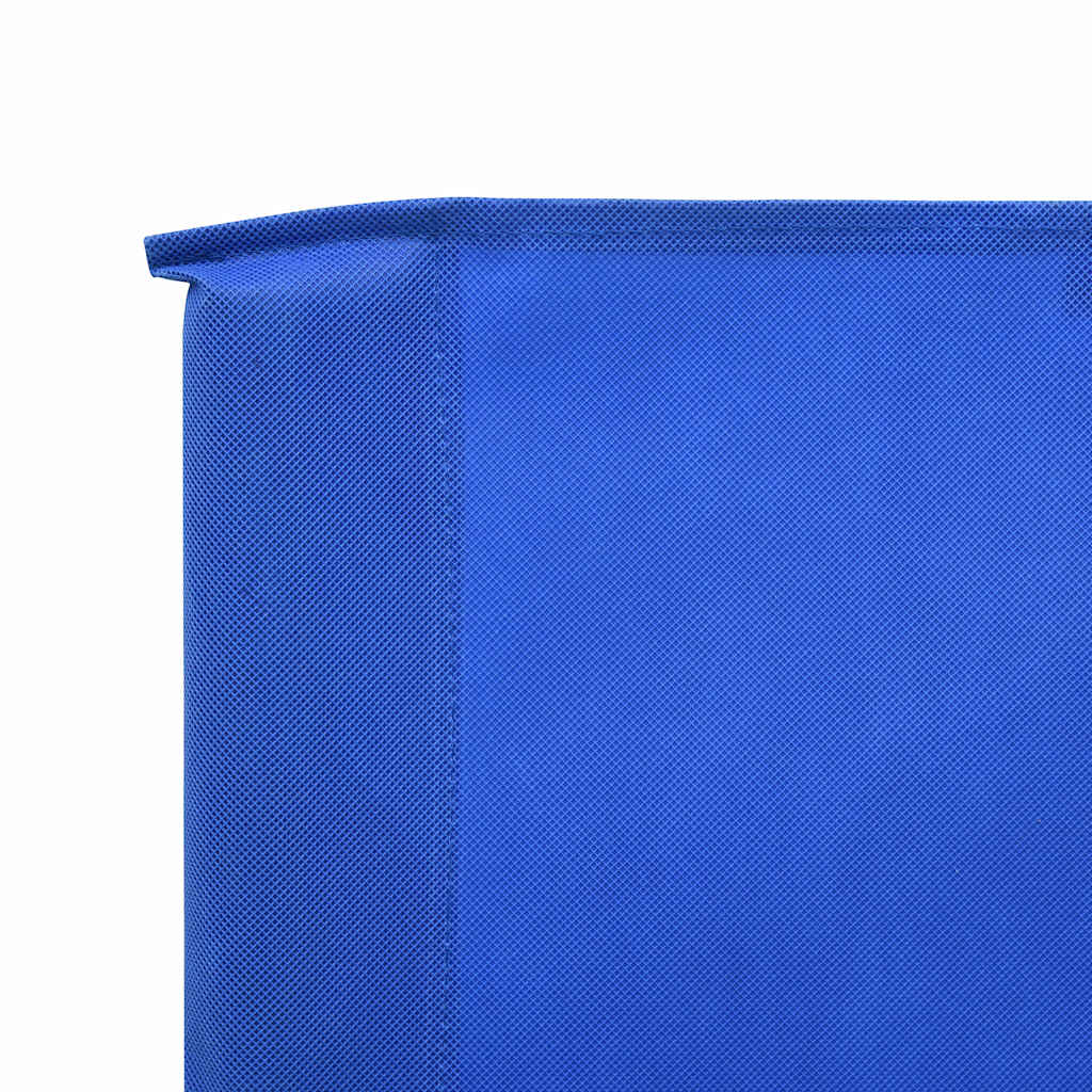 vidaXL Wind Screen | Azure Blue | Non-woven fabric, Wood | 400x120 cm 4