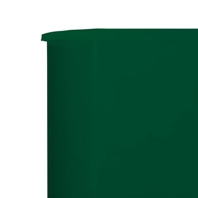 3-panel Wind Screen Fabric 400x160 cm Green