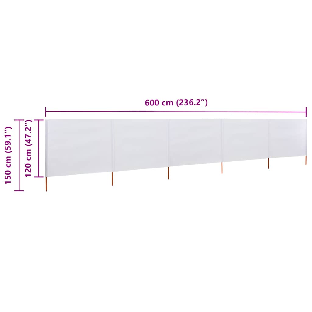 vidaXL Wind Screen | Collapsible | Shade Canopy | Rectangular | Minimalist 6