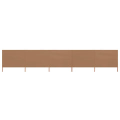 vidaXL Wind Screen | Taupe | Non-woven fabric, Wood | Large | Foldable 1