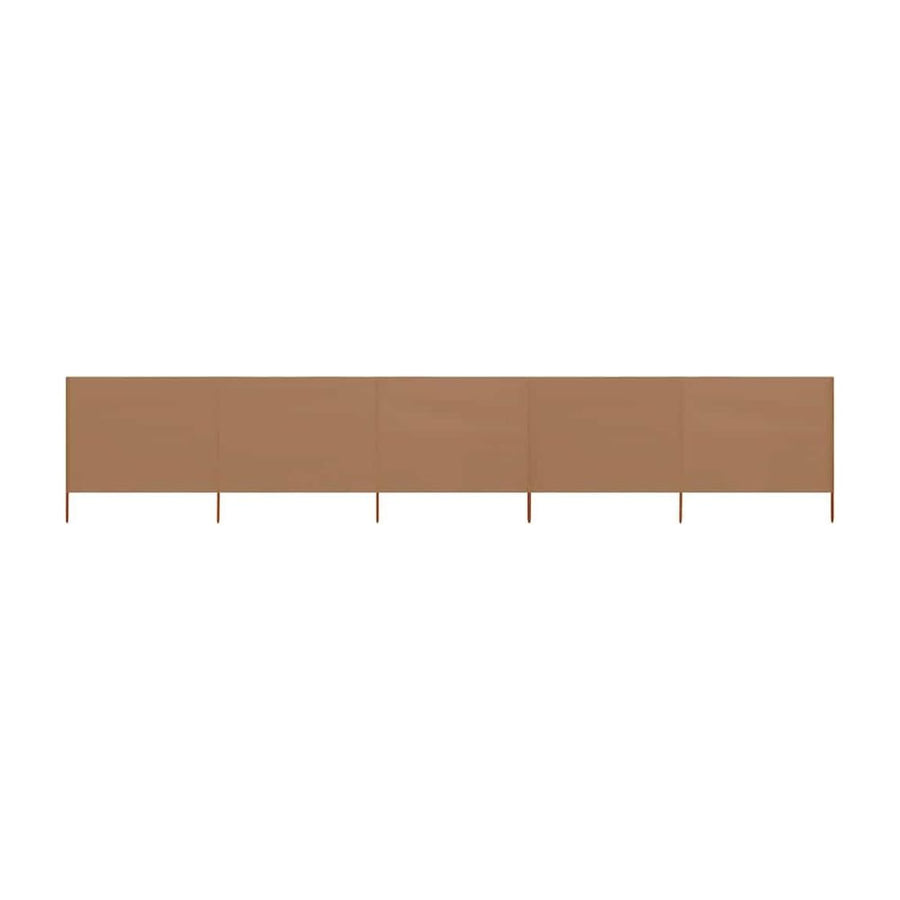 5-panel Wind Screen Taupe