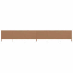 vidaXL Wind Screen | Taupe | Non-woven fabric, Wood | Large |  Foldable 1