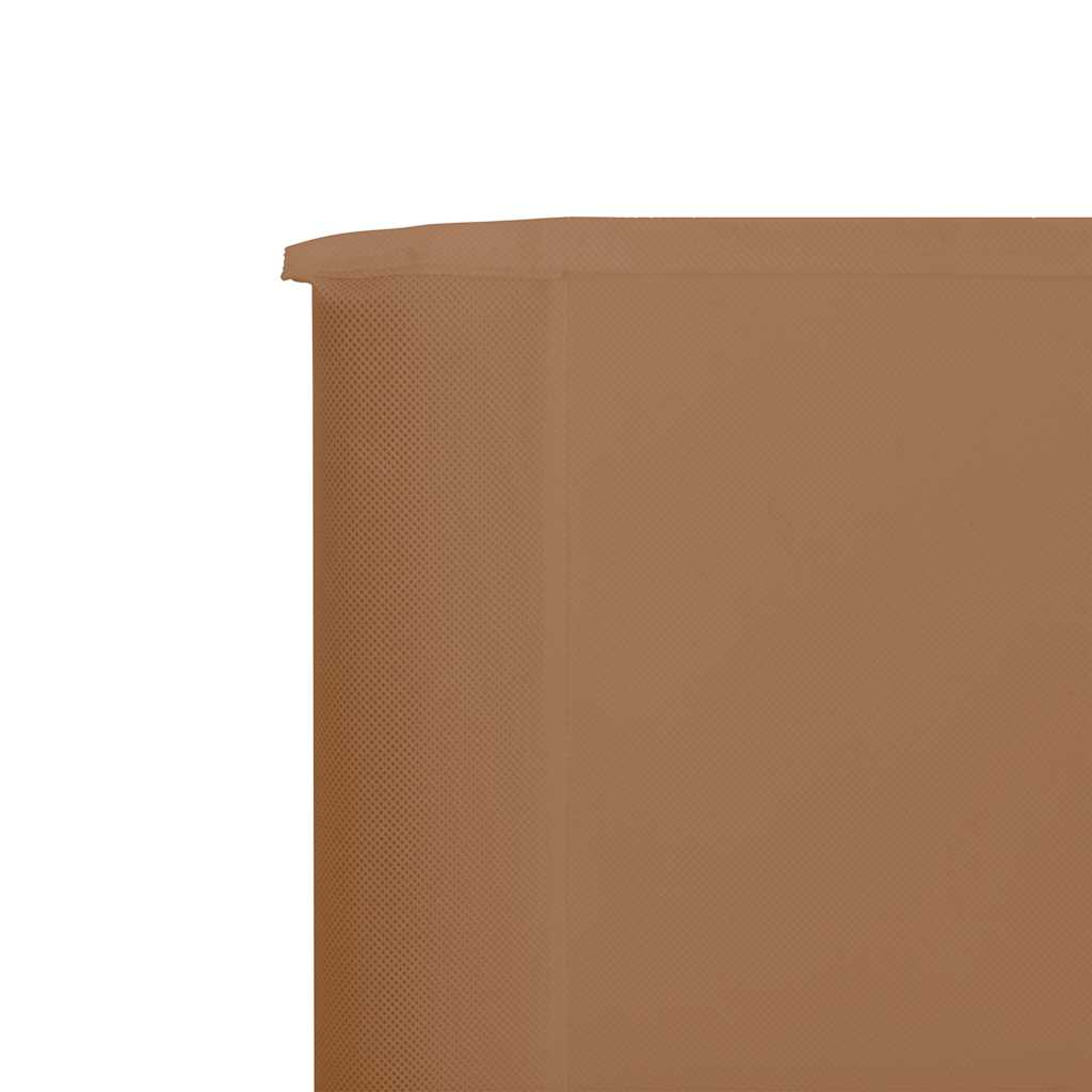 vidaXL Wind Screen | Taupe | Non-woven fabric, Wood | Large |  Foldable 4
