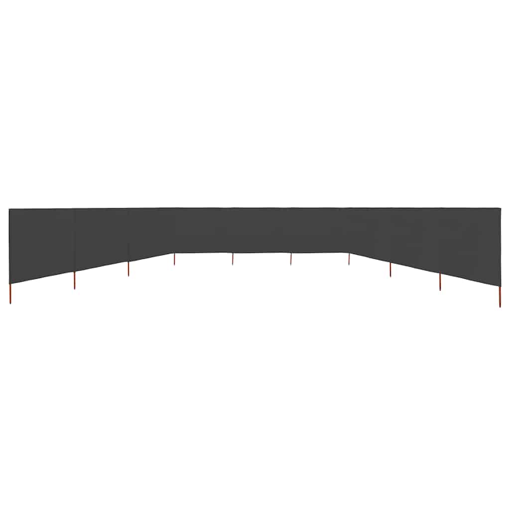 vidaXL Wind Screen | Anthracite | Non-woven fabric, wood | 1200 cm x 80 cm 3