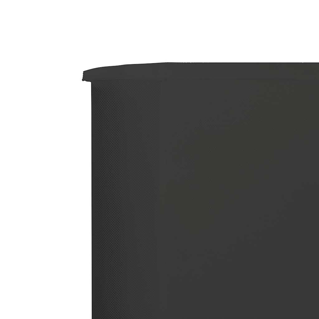 vidaXL 9-panel Wind Screen Fabric 1200x160 cm Anthracite 4