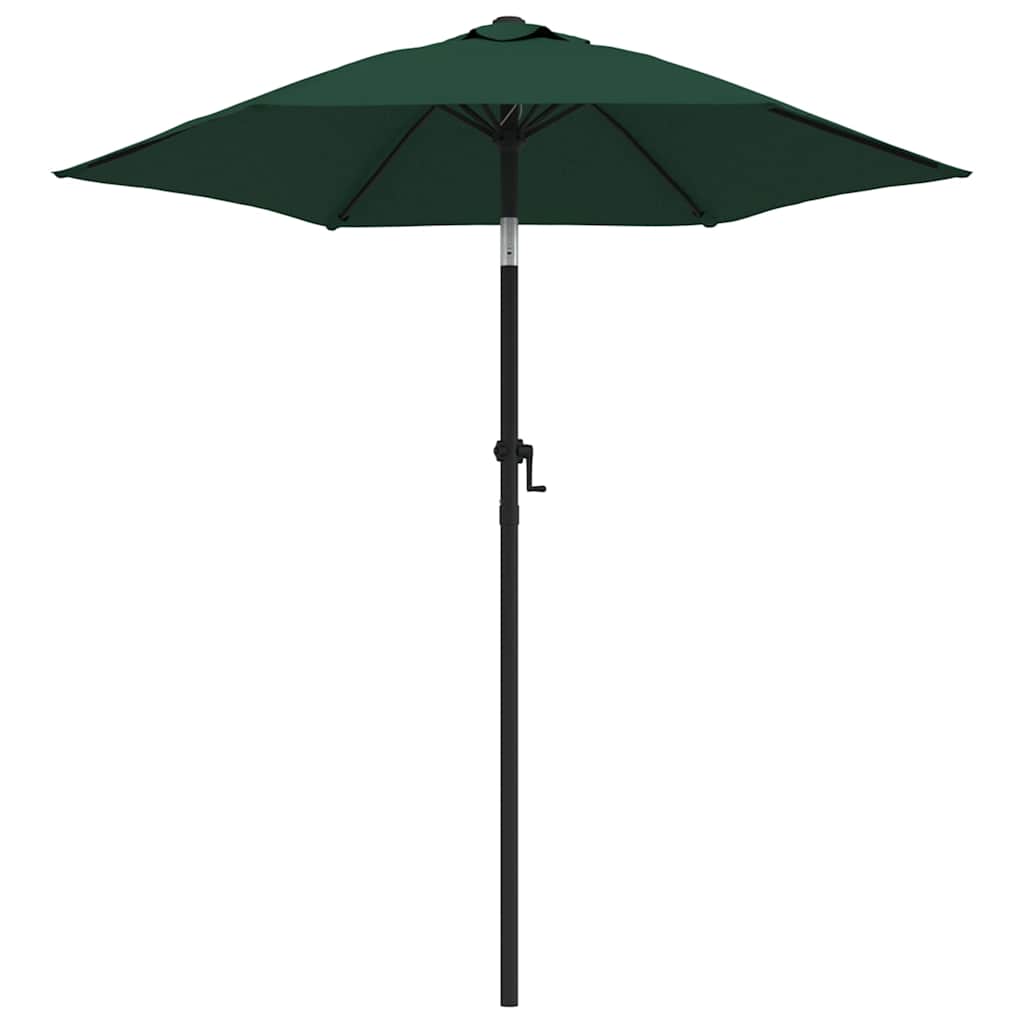 Parasol 200x224 cm Aluminium Green