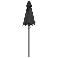 vidaXL Garden Parasol | Anthracite and dark grey 4
