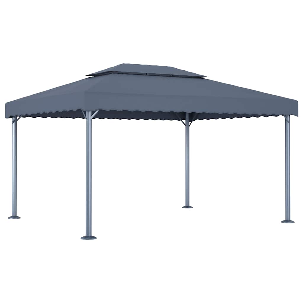 Gazebo 400x300 cm Aluminium Anthracite