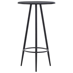 vidaXL Bar Table Black 60x107.5 cm MDF 1
