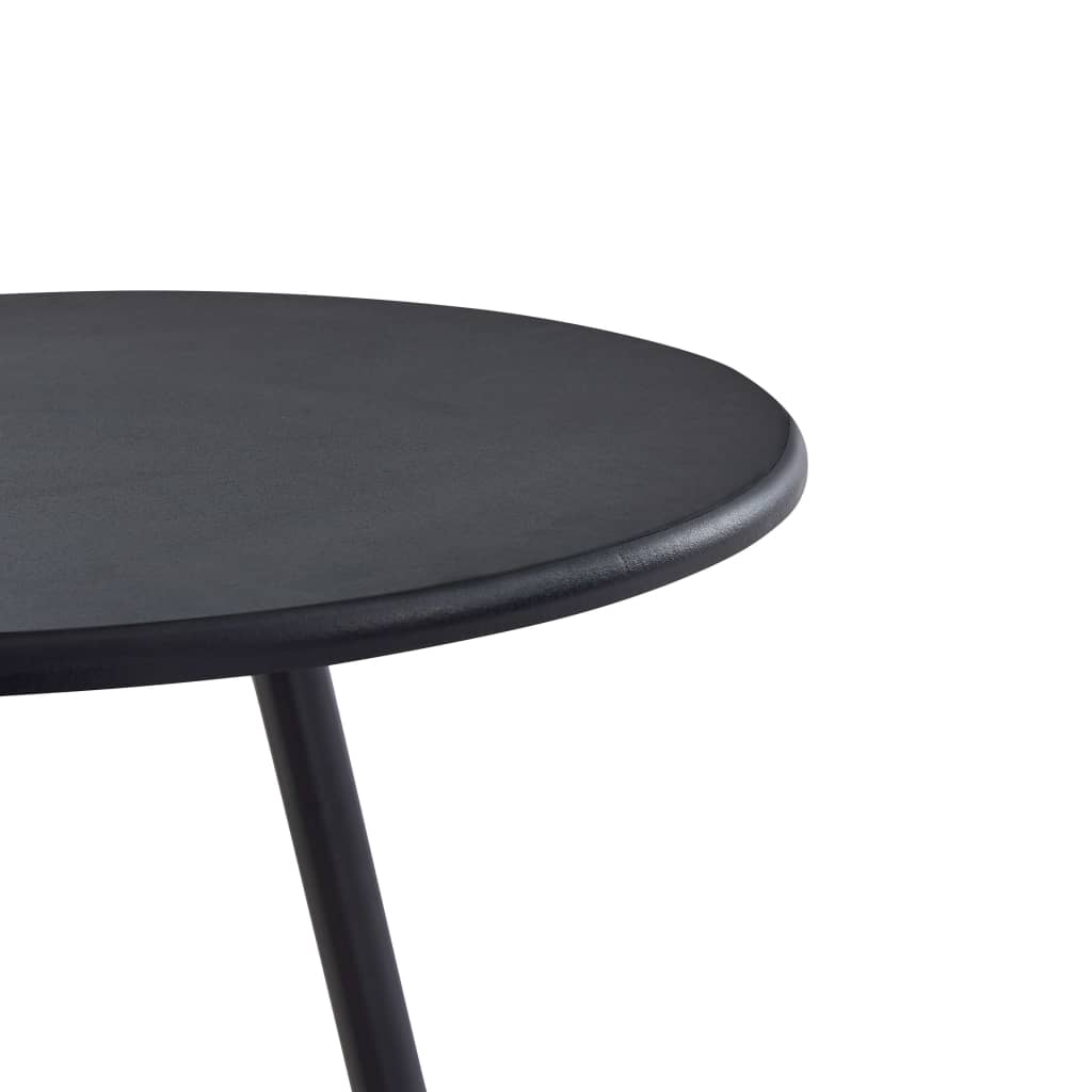 vidaXL Bar Table Black 60x107.5 cm MDF 3