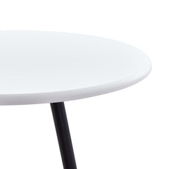 vidaXL Bar Table | White | MDF with PVC coating | 60 x 107.5 cm | Durable 3