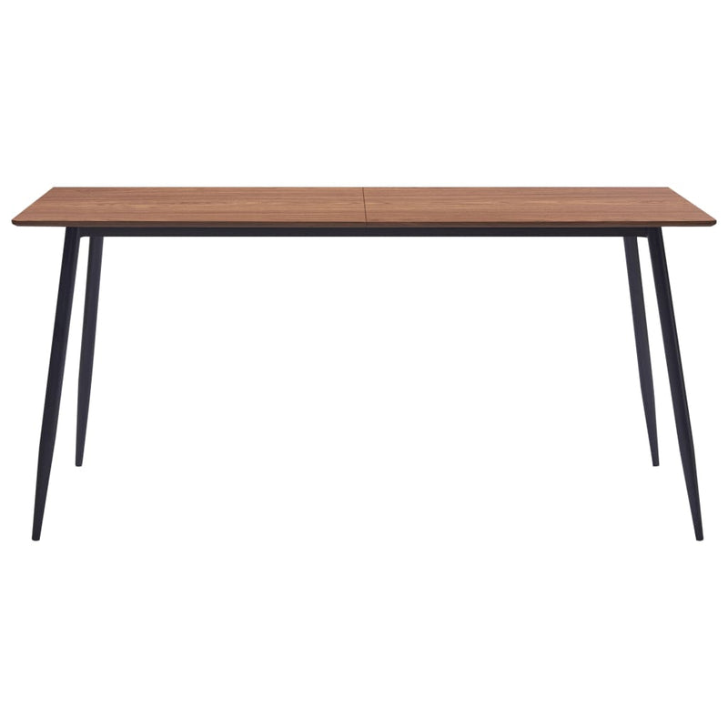 Dining Table Brown 140x70x75 cm MDF