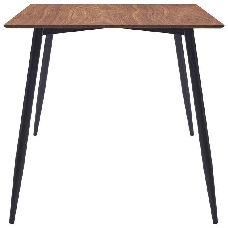 Dining Table Brown 140x70x75 cm MDF