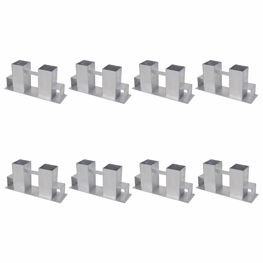 Firewood Stacking Aids Steel Silver 8