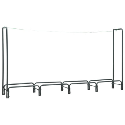 Firewood Rack Anthracite 240x35x120 cm Steel