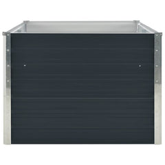vidaXL Raised Garden Bed | Anthracite | Galvanised steel | 160x80x45 cm 4