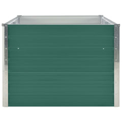 vidaXL Raised Garden Bed | Green | Galvanised steel | 160x80x45 cm | Tough 4