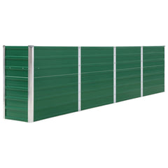 vidaXL Raised Garden Bed | Green | Galvanised steel | Large | Sturdy 2