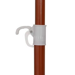vidaXL Garden Parasol with Steel Pole 240 cm Sand 3