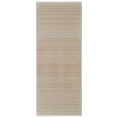 Rectangular Natural Bamboo Rugs 2 pcs 120x180 cm 120 x 180 cm (2 pcs)