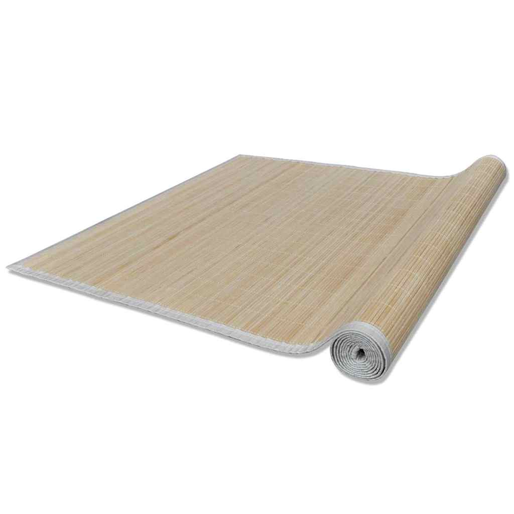 Rectangular Natural Bamboo Rugs 2 pcs 120x180 cm 120 x 180 cm (2 pcs)