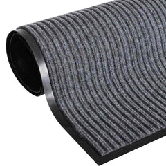 PVC Door Mats Grey 90x60 cm 2