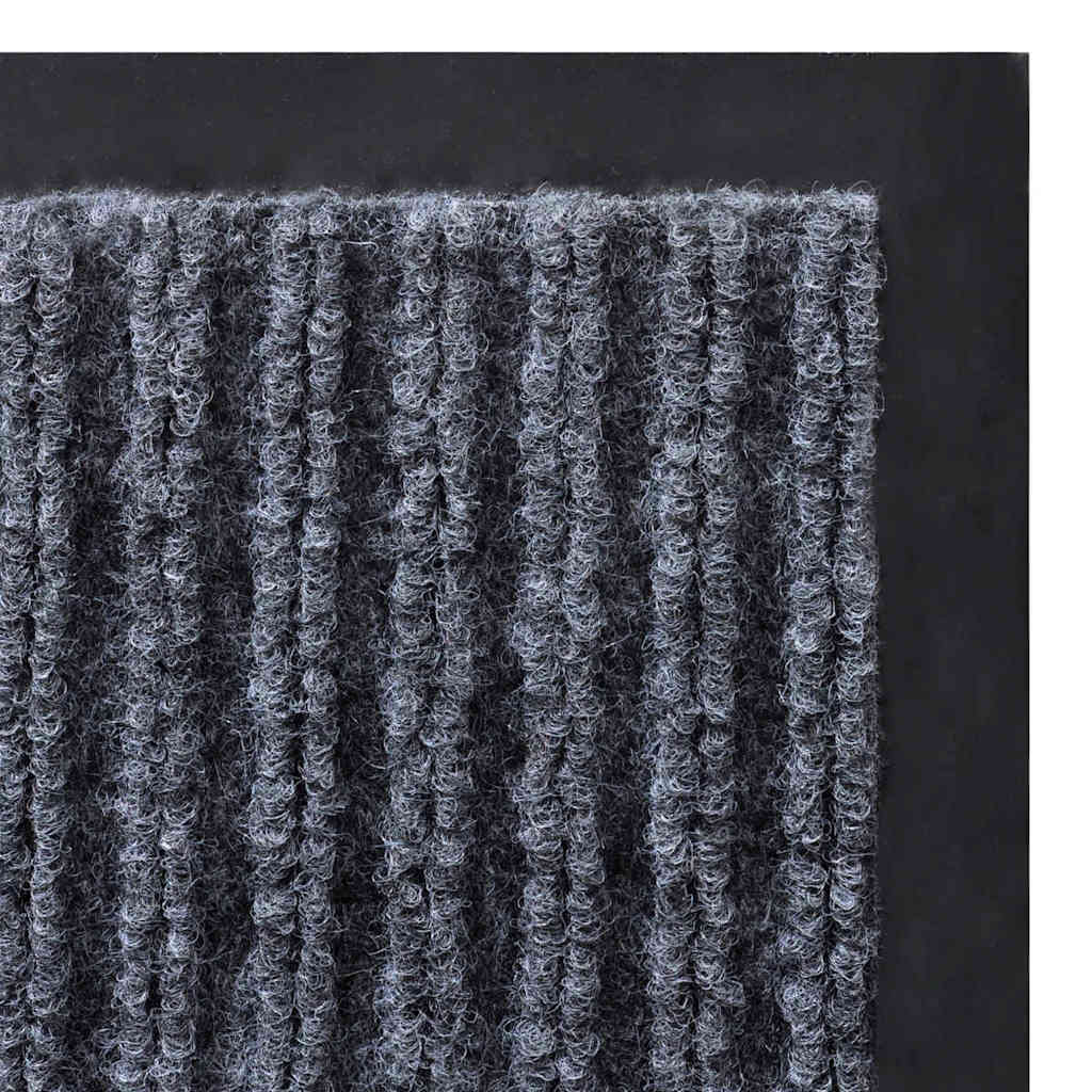PVC Door Mats Grey 90x60 cm 2