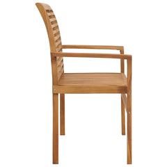 vidaXL Garden Bench 112 cm Solid Teak Wood 4