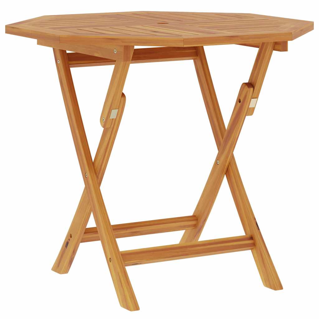 47418 vidaXL Folding Garden Table 85x85x76 cm Solid Teak Wood 2