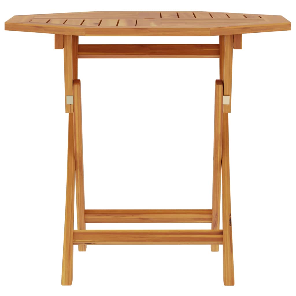 47418 vidaXL Folding Garden Table 85x85x76 cm Solid Teak Wood 3
