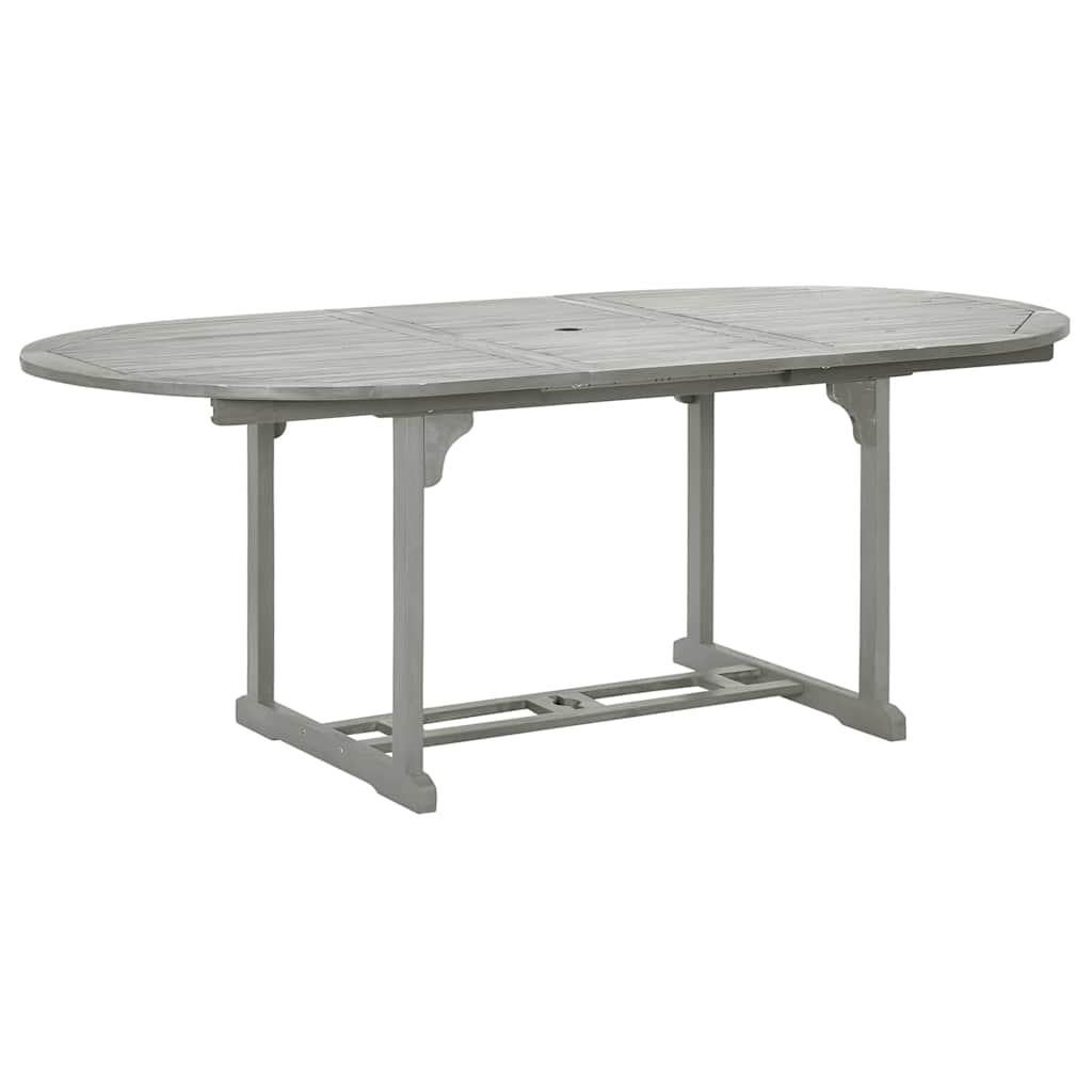 Garden Dining Solid Acacia Wood Oval
