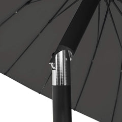 vidaXL Garden Parasol with Aluminium Pole 250 cm Anthracite 6