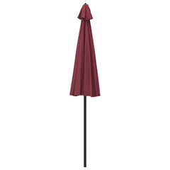 vidaXL Garden Parasol with Aluminium Pole 250 cm Bordeaux Red 4