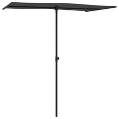 vidaXL Garden Parasol | Anthracite | Polyester, Aluminium | 180 x 110 x 208 cm 3
